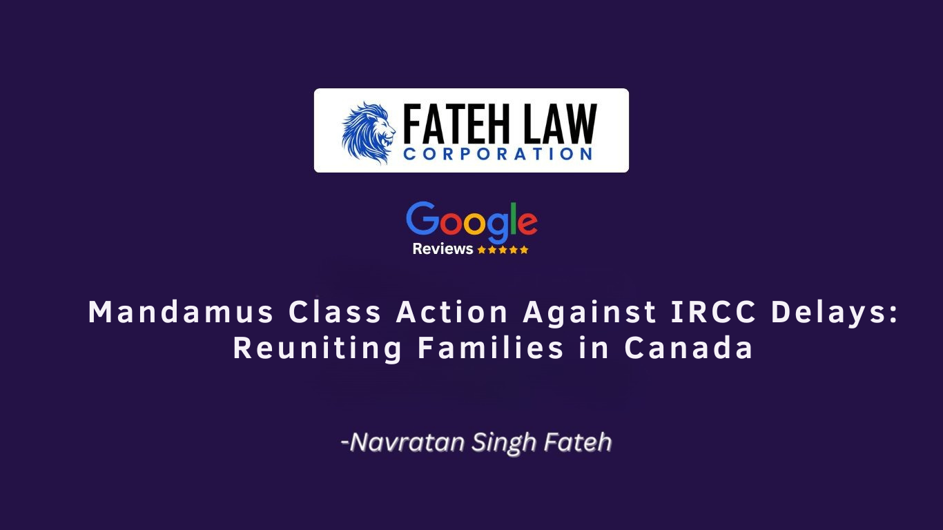 Mandamus Class Action Against IRCC Delays