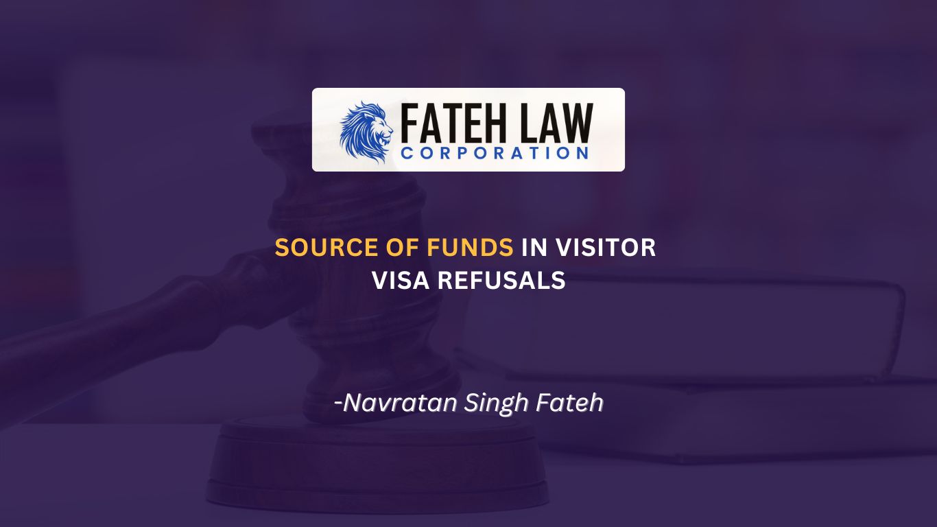 Source of funds visitor visa refusal – Federal Court immigration case