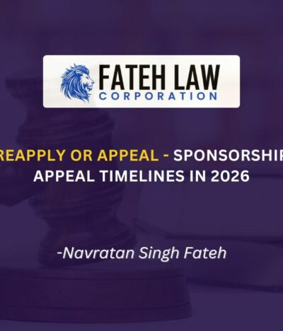 Spousal Sponsorship Refused: Should You Reapply or Appeal to the Immigration Appeal Division?