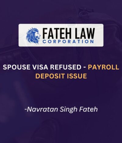 Spousal Open Work Permit Refusal Overturned Through Federal Court Intervention
