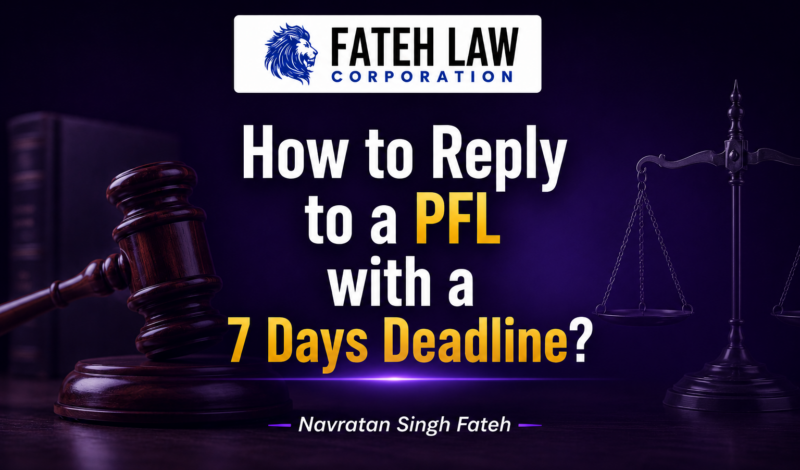 How to reply to an IRCC Procedure Fairness Letter within a 7-day deadline