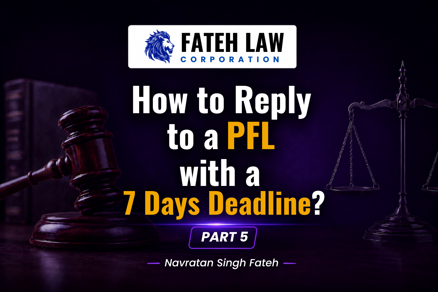 How to reply to an IRCC Procedure Fairness Letter (PFL) with a 7-day deadline – Part 5