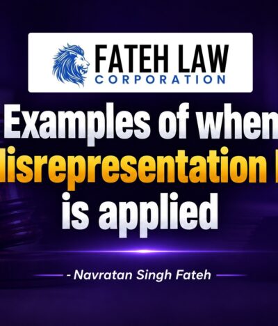 When Can IRCC Find Misrepresentation? Understanding Section 40 of Canada’s Immigration Law